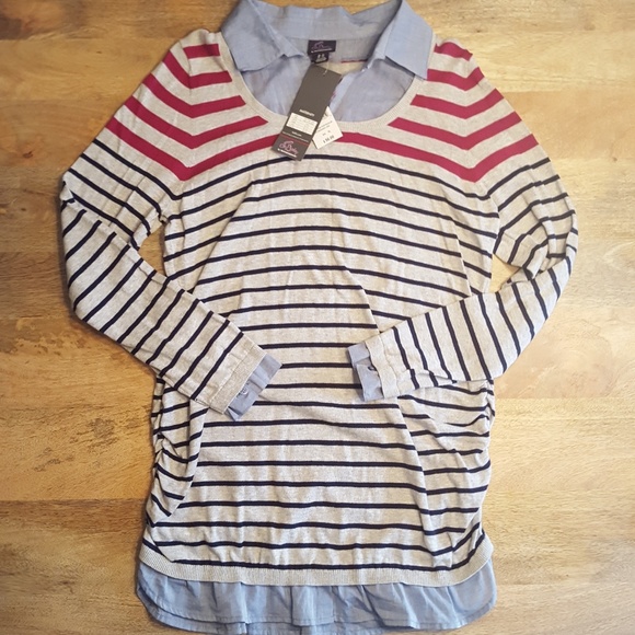 Oh Baby by Motherhood Mock-Layer Sweater - Picture 2 of 8